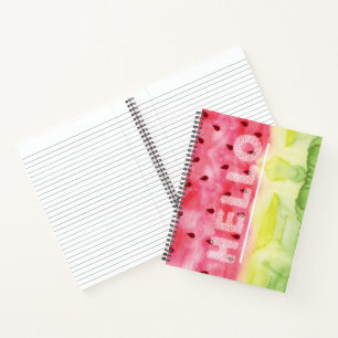 Watermelon Hallo Fun Summer Design Notitieboek