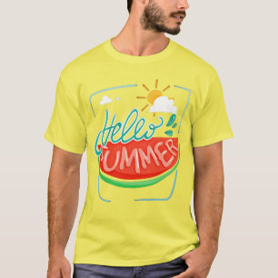 Watermelon Hallo Summer T-Shirt