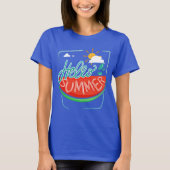 Watermelon Hallo Summer T-Shirt (Voorkant)