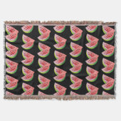 Watermelon Halves Pink Deken (Voorkant)
