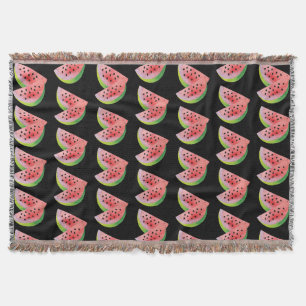 Watermelon Halves Pink Deken