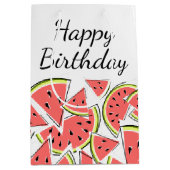 Watermelon Happy Birthday Medium Cadeauzakje (Voorkant)
