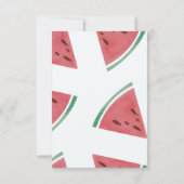 Watermelon Hartelijk dank Notitiekaartje (Achterkant)