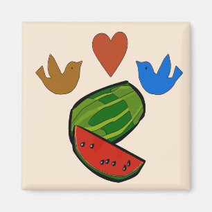 WaterMelon Heart Magneet