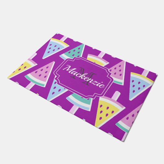 Watermelon Ice Cream Deurmat (Schuin)