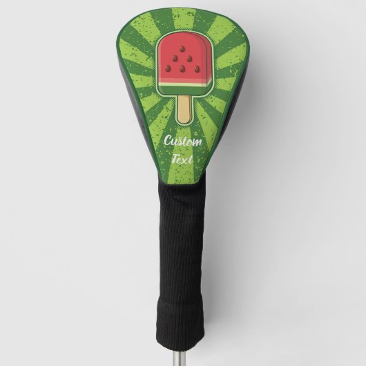 Watermelon Ice Cream Stick Golfheadcover (Voorkant)