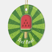 Watermelon Ice Cream Stick Keramisch Ornament (Links)