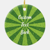 Watermelon Ice Cream Stick Keramisch Ornament (Achterkant)