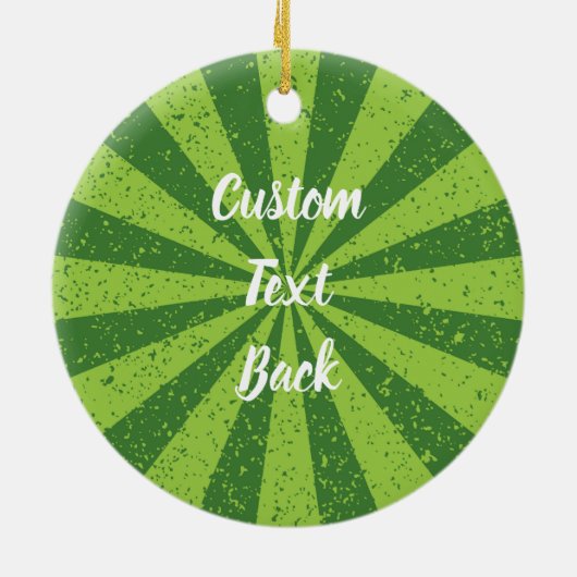 Watermelon Ice Cream Stick Keramisch Ornament (Achterkant)