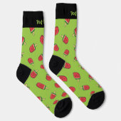 Watermelon Ice Cream Stick Pattern Socks Sokken (Rechts)
