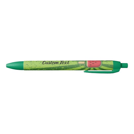 Watermelon Ice Cream Stick Zwarte Inkt Pen (Bodem)