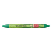 Watermelon Ice Cream Stick Zwarte Inkt Pen (Voorkant)