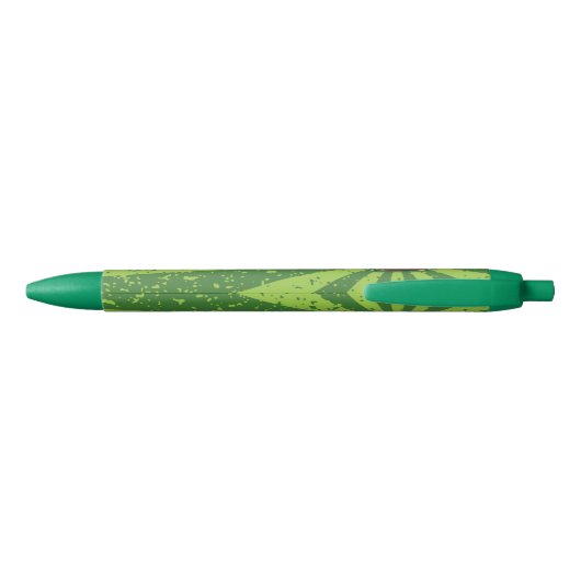 Watermelon Ice Cream Stick Zwarte Inkt Pen (Achterkant)