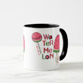 Watermelon in Summer or Winter how do you like it? Mok (Voorkant rechts)