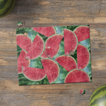 Watermelon Jigzaag Puzzle