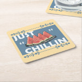 watermelon kartonnen onderzetters (Schuin)