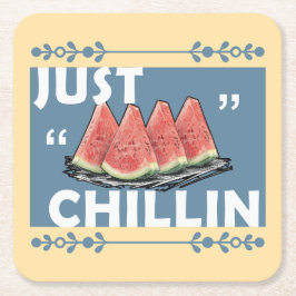 watermelon kartonnen onderzetters