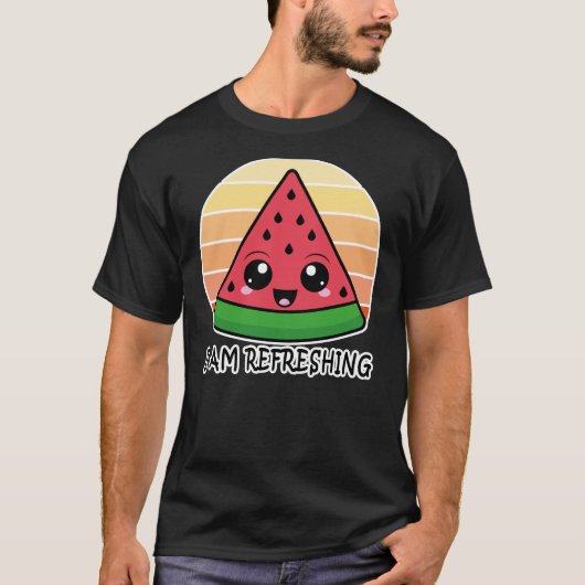Watermelon kawaii t-shirt (Voorkant)