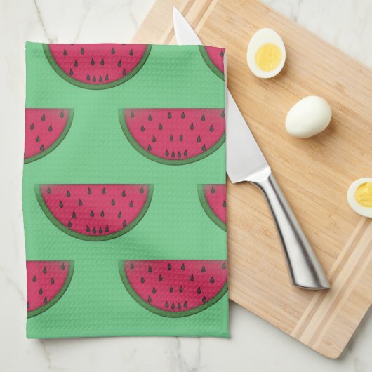Watermelon Kitchen Design Towel Theedoek (Quarter Fold)