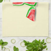 Watermelon Kitchen Towel - Uw kleuren Theedoek (Gevouwen)