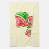 Watermelon Kitchen Towel - Uw kleuren Theedoek (Verticaal)