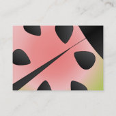 Watermelon Ladybug Visitekaartje (Achterkant)