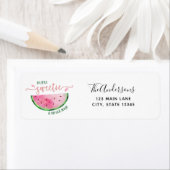 Watermelon Little Sweetie Return Address Label (Insitu)
