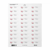 Watermelon Little Sweetie Return Address Label (Full Sheet)