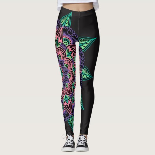 Watermelon Mandala Leggings (Voorkant)
