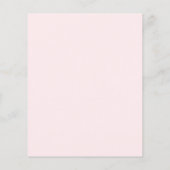 Watermelon Modern Monogram Naam Budget Note Card (Achterkant)