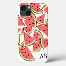 Watermelon 'Monogram' iPad Mini hoesje verticaal