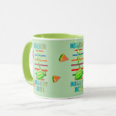 WATERMELON MUSIC FUSION DESIGNED MUG MOK (Voorkant links)
