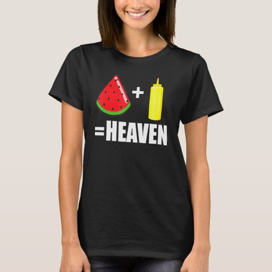 Watermelon Mustard Challenge Tik 1 T-shirt (Voorkant)