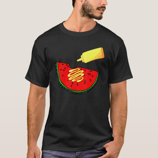 Watermelon Mustard Challenge Tik 2 T-shirt (Voorkant)