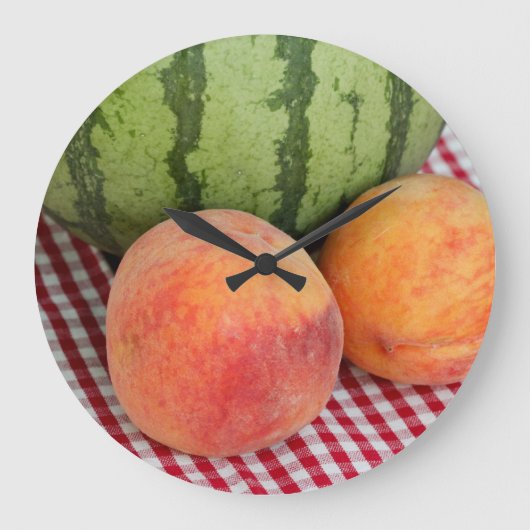 Watermelon N Two Peaches Grote Klok (Voorkant)