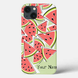 Watermelon 'Name' green iPad Mini-hoesje iPhone 13 Hoesje