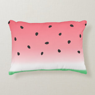 Watermelon Ombre Stripes Decoratief Kussen