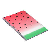 Watermelon Ombre Stripes Notitieboek (Rechterzijde)
