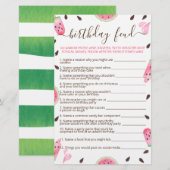 Watermelon One In Een Meloen Verjaardagsvete spel (Voorkant / Achterkant)