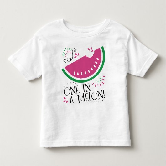 Watermelon One in een meloen voor Baby Kinder Shirts (Voorkant)