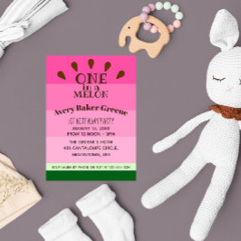 Watermelon One in een Melon Birthday Kaart