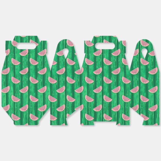 Watermelon Pattern Bedankdoosjes (Ongevouwen)