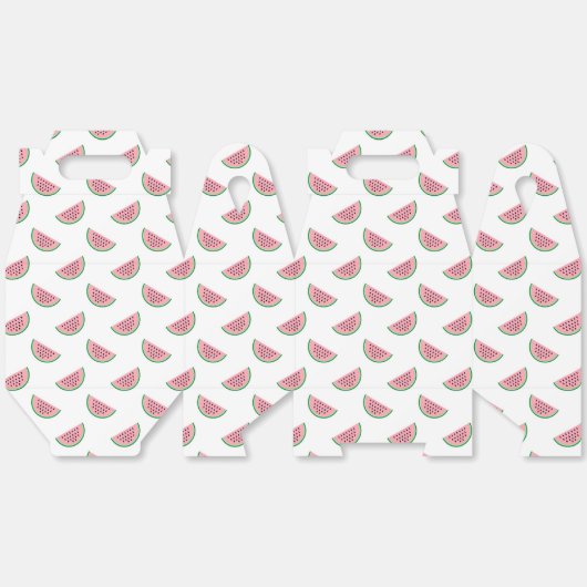 Watermelon Pattern Bedankdoosjes (Ongevouwen)