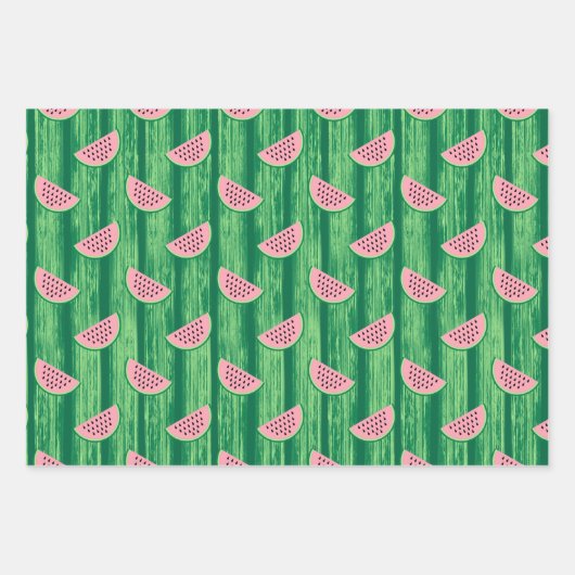 Watermelon Pattern Inpakpapier Vel (Voorkant 3)