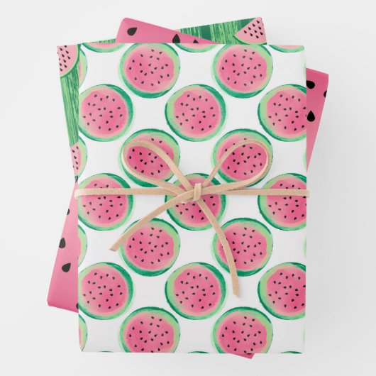 Watermelon Pattern  Inpakpapier Vel (In situ)