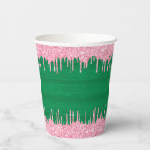 Watermelon Pattern Papieren Bekers (Achterkant)