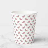Watermelon Pattern Papieren Bekers (Achterkant)