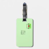 Watermelon Picnic Basket Bagagelabel (Achterkant verticaal)