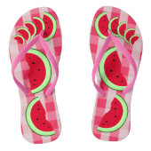 Watermelon Picnic Fruity Summer Teenslippers (Voetbed)