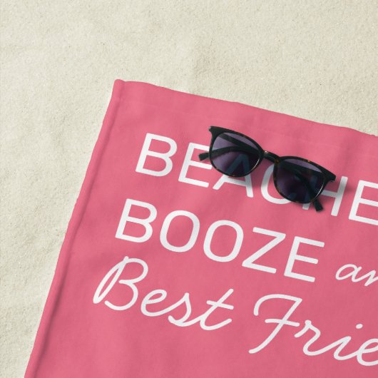 Watermelon Pink Sorbet | Tropische zomervakantie Strandlaken (In situ)